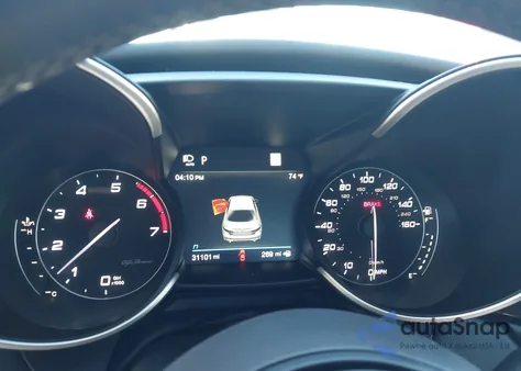 2023 Alfa Romeo Giulia Ti Awd из США, поврежденный, VIN ZARFANBN7P7674750